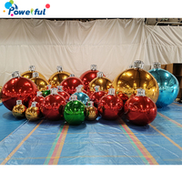 Ballon géant en PVC, décoration pour événements, sphère flottante, miroir, Disco, brillant