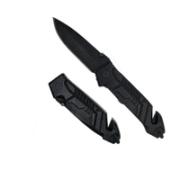 Couteau de poche tactique pliable durable pour la survie en plein air, le camping, la chasse, le bushcraft, la défense personnelle, avec lame en acier inoxydable