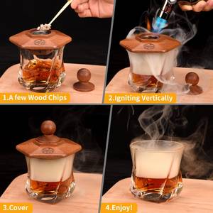 Kit de vieillissement et d'aromatisation pour spiritueux en bois de charbon de bois, pour vieillir votre propre whisky, <span class=keywords><strong>rhum</strong></span> ou tequila, et pour la création de bitters maison - Product Image 5