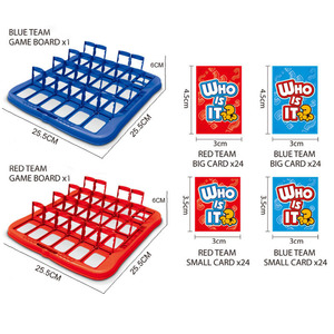 Niños Adultos Educación Familia Jugar Pensando Persona Nombre Tarjeta Juego de mesa <span class=keywords><strong>Adivina</strong></span> Quién juguete - Product Image 2