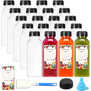 250ml 300ml 350ml 500ml PET Empty <b>Plastic</b> Juice Bottles With <b>Caps</b>. 8oz 10oz 12oz 16oz <b>Plastic</b> Juice Bottles for Juice Business - Product Image 1