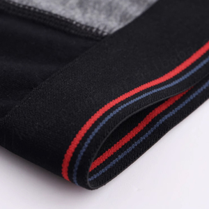 Venta al por mayor largo hombres Boxer corto moda algodón Spandex deporte gimnasio Fitness logotipo personalizado Boxer calzoncillos hombres ropa interior - Product Image 3