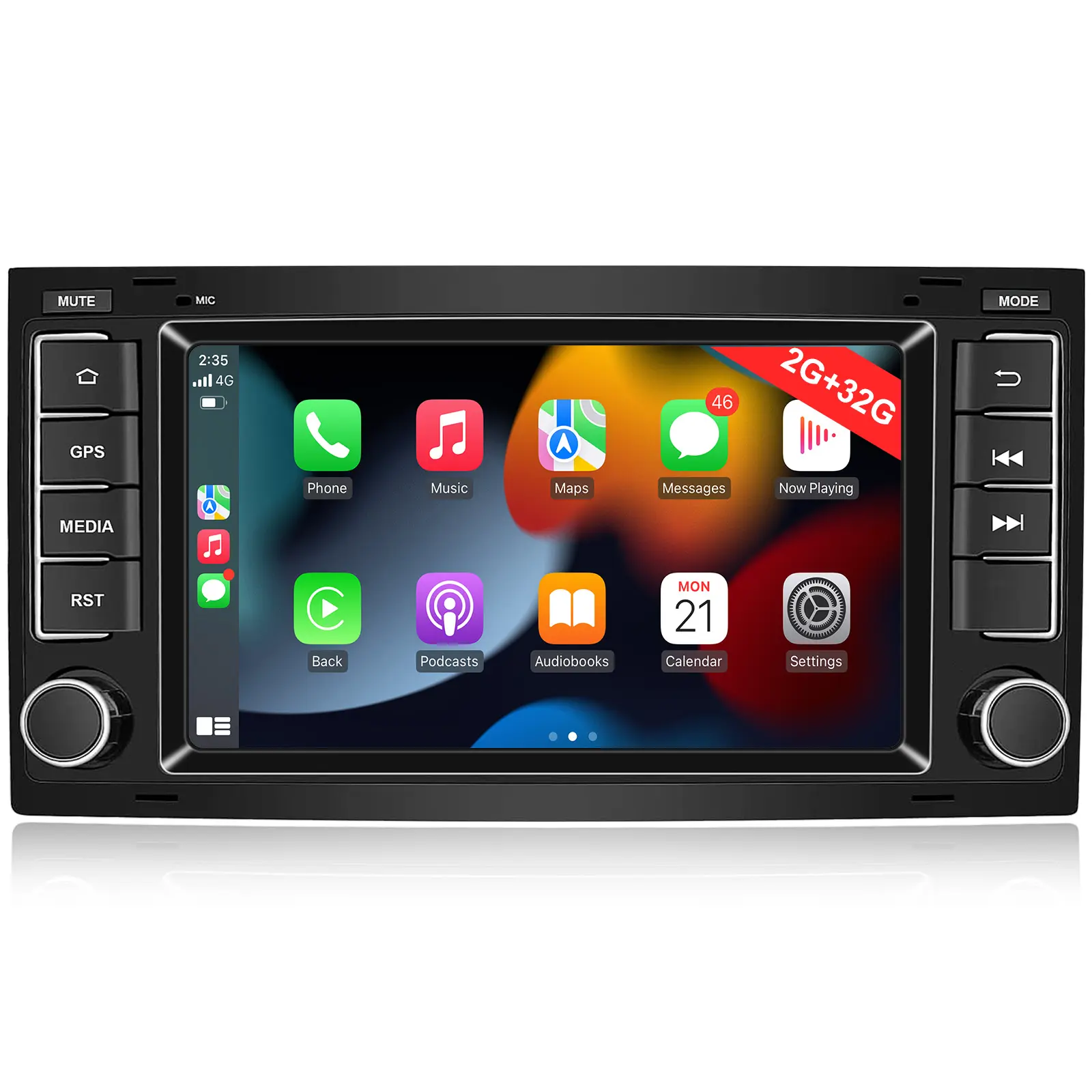 Navigazione GPS Stereo per autoradio Android per Volkswagen VW Touareg T5 Multivan Car Multimedia Player CarPlay