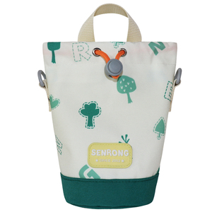 Oxford Drawstring Sling <b>Cooler</b> Insulated Waterproof Letter Pattern Unisex <b>Backpack</b> Strap for School Travel Children Students - Product Image 3