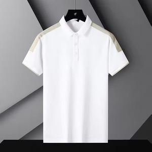 <span class=keywords><strong>T</strong></span>-shirt d'é<span class=keywords><strong>t</strong></span>é personnalisé à manches courtes pour homme avec logo, <span class=keywords><strong>T</strong></span>-shirt à manches mi-longues, Haut décontracté pour papa, Polo - Product Image 4