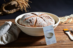 Cestino di prova 2026 da 10 "Brotform rotondi <span class=keywords><strong>per</strong></span> <span class=keywords><strong>pane</strong></span> e 1000g di pasta a prova di lievitamento <span class=keywords><strong>ciotola</strong></span> in Rattan - Product Image 5