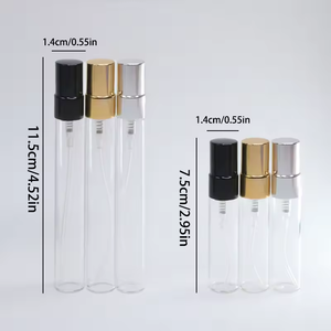 Eric Mini Portable 3ml 5ml 10ml Screw Neck Refillable <b>Atomizer</b> Test Bottle <b>Perfume</b> Glass Vial Bottle - Product Image 2