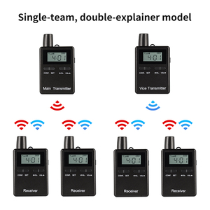 Système de guide touristique audio duplex à 80 canaux, système de communication bidirectionnelle longue portée pour les voyages de pèlerinage - Product Image 3