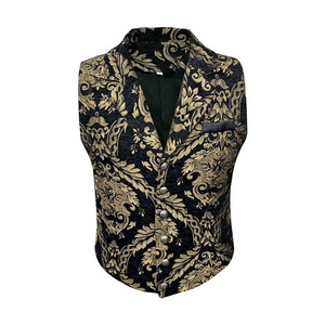 Chaleco Formal para hombre, chaleco <span class=keywords><strong>medieval</strong></span> gótico Steampunk con patrón decorativo, chaleco de Cosplay victoriano para <span class=keywords><strong>traje</strong></span> de negocios de <span class=keywords><strong>boda</strong></span> - Product Image 5