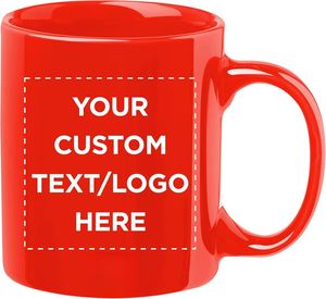 Mug à café personnalisé avec logo, 11 oz, céramique, passe au lave-vaisselle et au micro-ondes, impression double face, finition brillante, cadeau promotionnel - Product Image 1