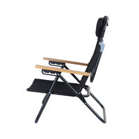 Chaise pliante portable réglable Kermit, légère, en acier, pour jardin, pique-nique, camping, plage, pêche