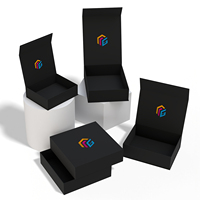 Caja de Regalo de Vino de Cartón Plegable de Lujo Personalizada, Juego de Licores, Botellas de Champán, Whisky, Vino Tinto, Caja de Vino de Papel