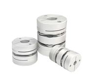 Accouplement à double diaphragme en alliage d'aluminium pour servomoteur pas à pas à vis