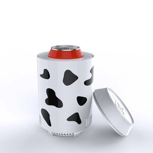 Mini refrigerador personal portátil de 0,5 l, calentador enfriador USB de 5V con patrón de leche para oficina, Hotel, uso al aire libre para <span class=keywords><strong>CocaCola</strong></span> - Product Image 1