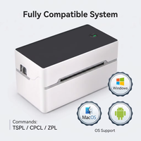 Imprimante d'Étiquettes Thermiques d'Expédition pour Entrepôt Express avec USB + Bluetooth TDL402