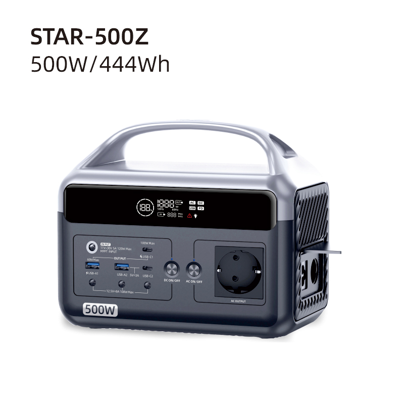 500W - 444Wh
