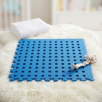 Tapis de puzzle éducatif en EVA Float Island, design antidérapant pour enfants de 0 à 4 ans, grande forme carrée, ensemble de 4 pièces