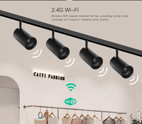 Altavoz de Riel Z3WiFi OEM/ODM de 30W de Aleación de Aluminio para 5.3 Airplay DLNA, Doble Alimentación AC/DC para Villas, Hoteles y BGM Comercial