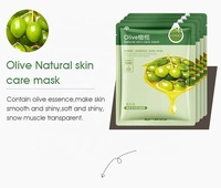 Masque facial en feuille de collagène à l'huile d'olive Dear She Organic Fruit Beauty hydratant
