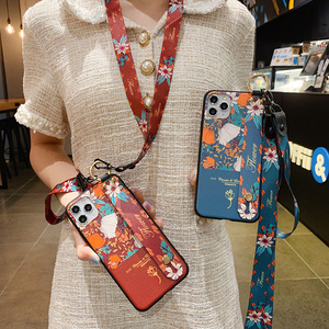 Funda de teléfono para <span class=keywords><strong>iphone</strong></span> 11, 12, 13 pro max, 12, mini <span class=keywords><strong>SE</strong></span>, <span class=keywords><strong>2020</strong></span>, 7, <span class=keywords><strong>8</strong></span> <span class=keywords><strong>plus</strong></span>, X, Xs max, XR, correa de TPU - Product Image 4