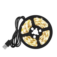 Bande lumineuse LED USB SMD2835 5V IP20 pour rétroéclairage TV et décoration intérieure avec température de couleur 2700-3200K et 6000-6500K, CRI80, 6W