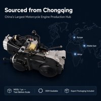 Ensemble Moteur Moto/Quad 200cc GY6 CVT à Démarrage Manuel, Refroidissement par Air, avec Marche Arrière – Direct Usine