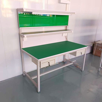 Table d'inspection métallique professionnelle, établi de laboratoire électrique pour atelier scolaire et réparation de téléphones portables