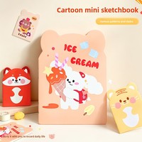 Mini Cuaderno Personalizado con Forma de Dibujo Animado, Diseño de Alta Calidad, Cubierta de Papel, Encuadernación Cosida, Regalo Perfecto para Primaria
