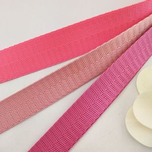 Nastro in tessuto PET personalizzato ad alta tenacità 20/25/38/50 mm, colorato, a spina di pesce, 2,5 cm, in nylon, per cinghie da bagaglio - Product Image 5