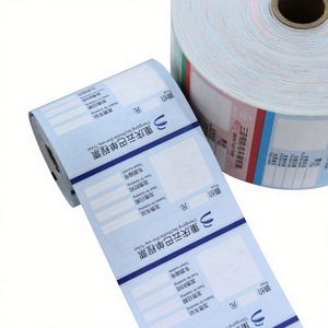 Etiquetas de Embalaje Personalizadas para Aeropuertos, Resistentes al Agua, de Cartón, en Blanco, para Boletos de Avión - Product Image 1