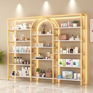 2025 Luxury Factory Price Newest Customized logo Display Stand for Cosmetics Shelf Display Racks With <b>Light</b> for Makeup Store - Product Image 6