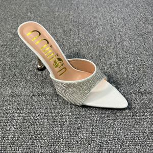Sandales à talons hauts en strass pour femmes, chaussures de plage de luxe, escarpins, prix de gros, chine - Product Image 6