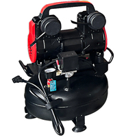 Compresseurs d'air à piston silencieux sans huile YiBang 6KW 8Hp 600L/min 8Bar 220V 50Hz avec réservoir de 160L pour travaux de construction