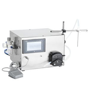 Machine de remplissage de liquides parfumés, pompe péristaltique semi-automatique à tête unique de bureau pour huiles cosmétiques et lotions essentielles - Product Image 1