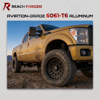 Jantes tout-terrain forgées sur mesure robustes, compatibles avec F250 Wrangler, pour remplacement de jantes de pick-up et SUV