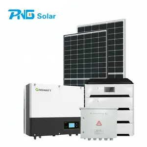 Png 500kw Op Net Gebonden Energiesysteem 500kw Solar Pv Power Systeem Met Aluminium Beugel Grond Voor Industrie En Handel