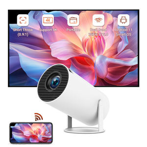 Hotack HY300Pro + Smart <span class=keywords><strong>Android</strong></span> 11 <span class=keywords><strong>Wifi</strong></span> Proyector LCD Home Theater Video Projecteur Mini proyector portátil de viaje - Product Image 1