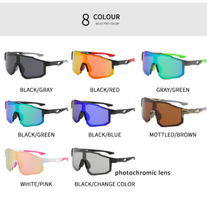Lunettes <span class=keywords><strong>de</strong></span> soleil polarisées <span class=keywords><strong>de</strong></span> haute qualité CE, personnalisées, pour l'extérieur, lunettes <span class=keywords><strong>de</strong></span> soleil <span class=keywords><strong>de</strong></span> sécurité pour hommes, design cycliste, lunettes <span class=keywords><strong>de</strong></span> sport pour le cricket et la course à pied, 2026 - Product Image 2