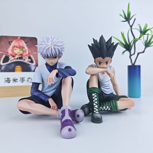 2 Styles de Figurines Manga, Statues de Dessins Animés, Figurines Assises, Nouveautés <span class=keywords><strong>Hunter</strong></span> <span class=keywords><strong>Gon</strong></span> <span class=keywords><strong>Freecss</strong></span> Killua Zoldyck Figura Pvc Anime Figure Cadeaux Jouets - Product Image 2