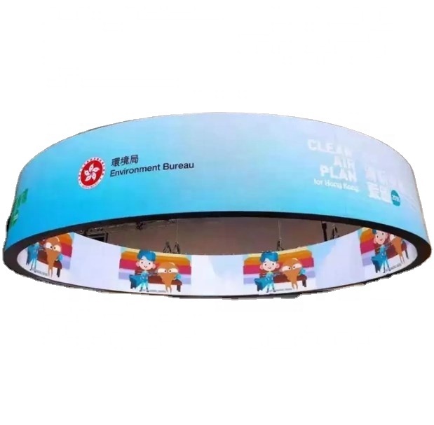 Custom Creative Shape Flexible Curve Panel Soft Module 320x160mm 240x120mm P2.5 P2 P1.5 P1.8 Round Circular Led Display Screen