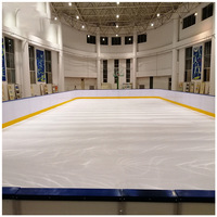 Planche à roulettes sur glace artificielle à faible friction, surface de glace artificielle portable pour cours extérieures