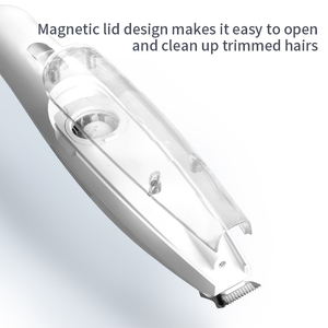 Tondeuses de toilettage écologiques les plus vendues en 2024, rasoir à poils de chat, tondeuse à poils d'animaux portable, tondeuse à pattes LED avec aspiration - Product Image 5