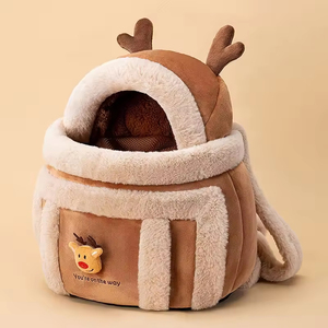 Luxury Small Animal <b>Backpack</b> Winter Outdoor <b>Cat</b> and Dog Bag with Portable Space for Pet Travel - Product Image 4