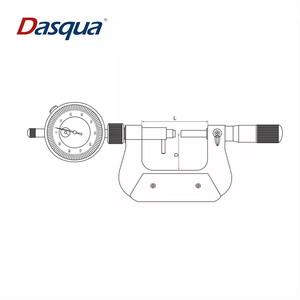 For Stainless Steel Digital <b>Micrometer</b> 0-25mm With Locking Screw Retracting 0.004mm Accuracy 0.01mm Resolution 4403-0005 Dial Sn - Product Image 2