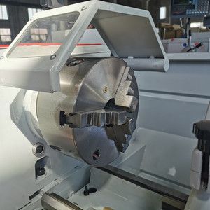 Banco de trabajo HongXi para <span class=keywords><strong>torno</strong></span> horizontal tipo CQ6236, máquina pequeña/mini/de servicio medio de 220V, 4 portaherramientas, velocidad del husillo 70-2000 RPM - Product Image 5