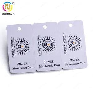 사용자 정의 RFID 대나무 종이 QR 코드 체육관 회원 명함 NFC QR 코드 칩