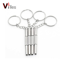 Nouveau tournevis pour lunettes 3 en 1, kit de réparation de lunettes de soleil et de montres avec porte-clés, mini tournevis portable, outils à main