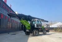 Machines de construction, profondeur de forage 5-20 m, foreuse rotative sur roues, ponceuse à pieux