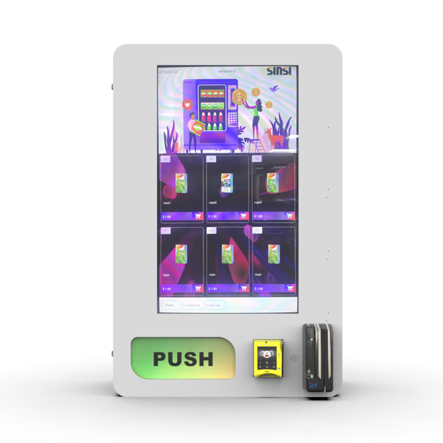 32-inch Touch Screen Smart Vending Machine Customizable Age Verification High-quality Wall-mounted Vending Machine