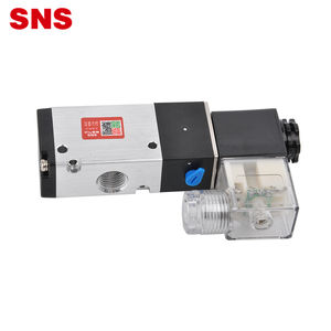 صمام ملف لولبي من سبائك الألومنيوم لسلسلة SNS طراز 3V210-08، ثنائي الاتجاه <span class=keywords><strong>3</strong></span>/2، ضغط 1.0 ميجا باسكال، تحكم هوائي داخلي، 12 فولت 24 فولت، قطعة هوائية - Product Image 4